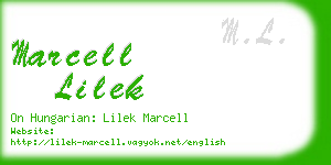 marcell lilek business card